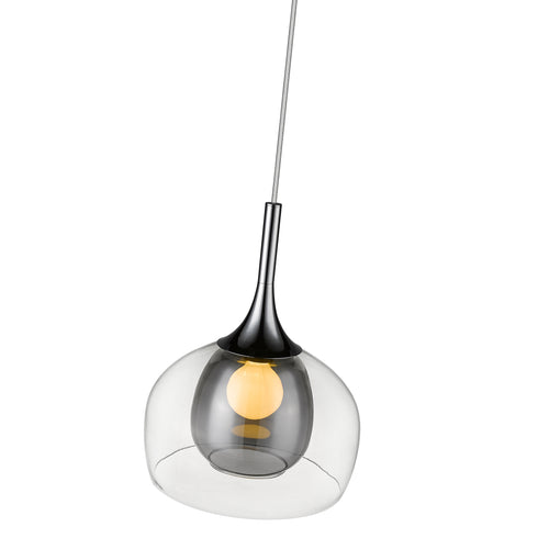 Pendant Luminaire In Smoked Grey LL00008